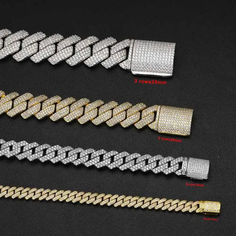 Miami Curb Link Cubic Zirconia Chain