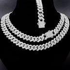 14mm Rhombus Prong Cuban Chain