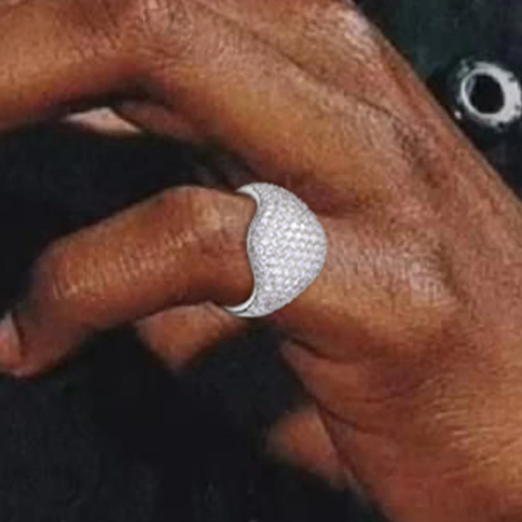 Pavé Moissanite Band Ring