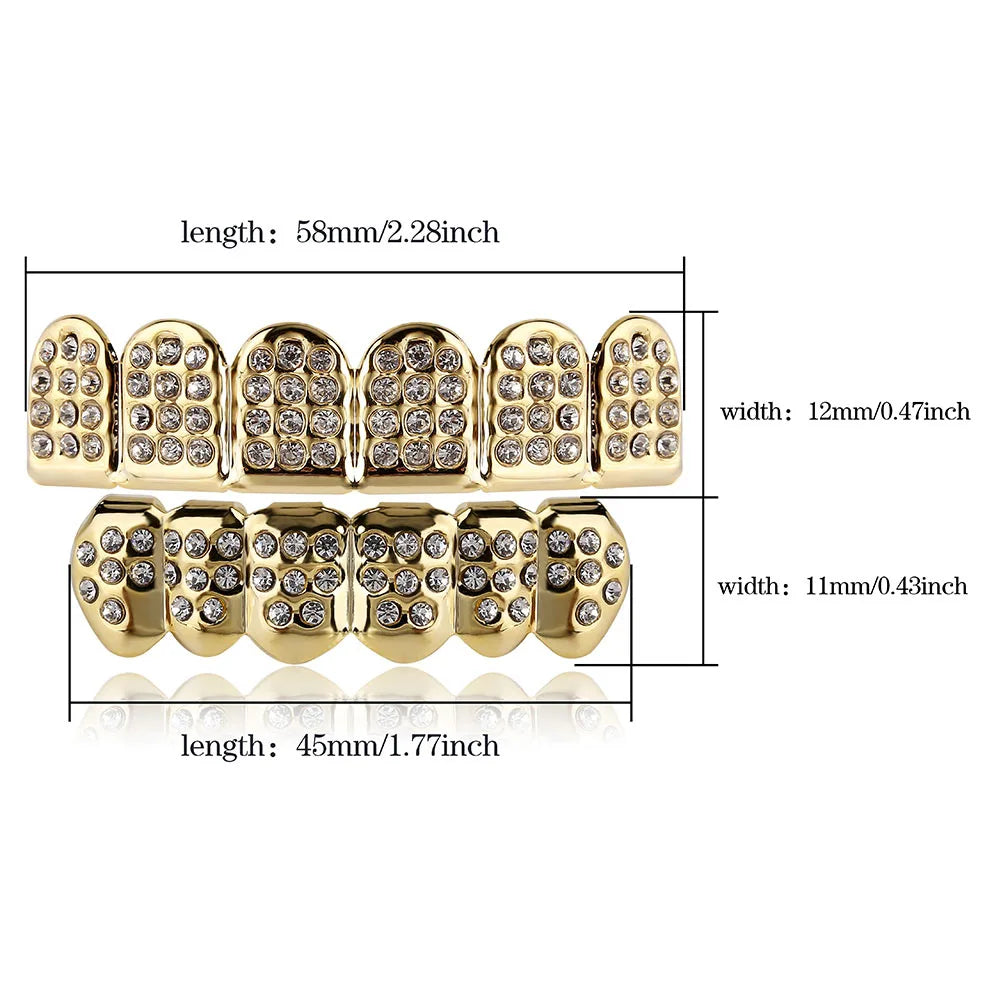 Iced Out Full CZ Grillz