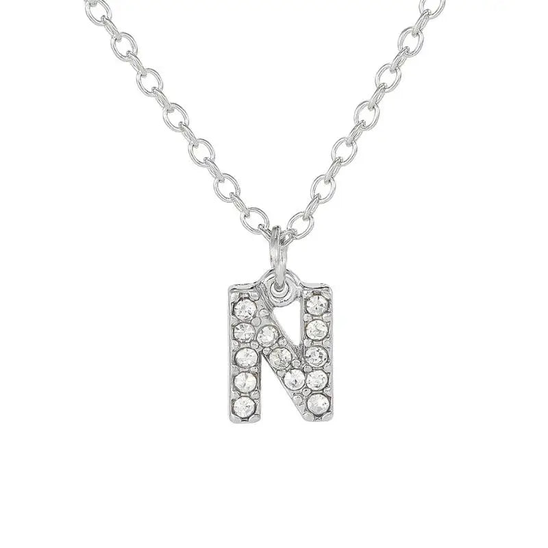 A-Z Initial Letter Charm Pendant Necklace