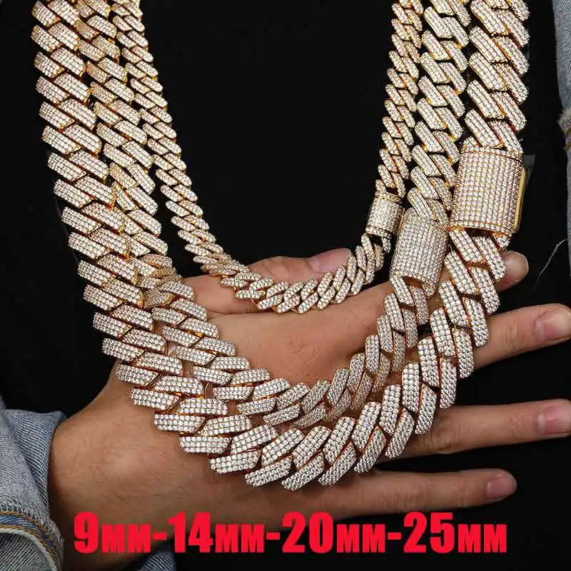 Miami Curb Link Cubic Zirconia Chain