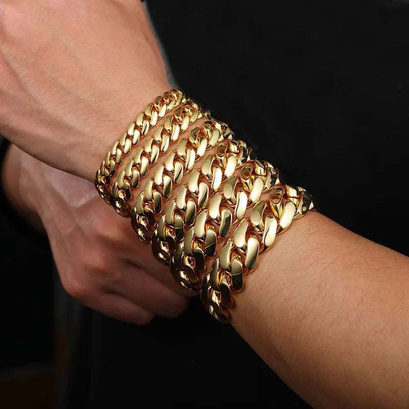 Copper Miami Cuban Link Chain Necklace