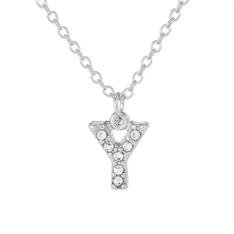 A-Z Initial Letter Charm Pendant Necklace