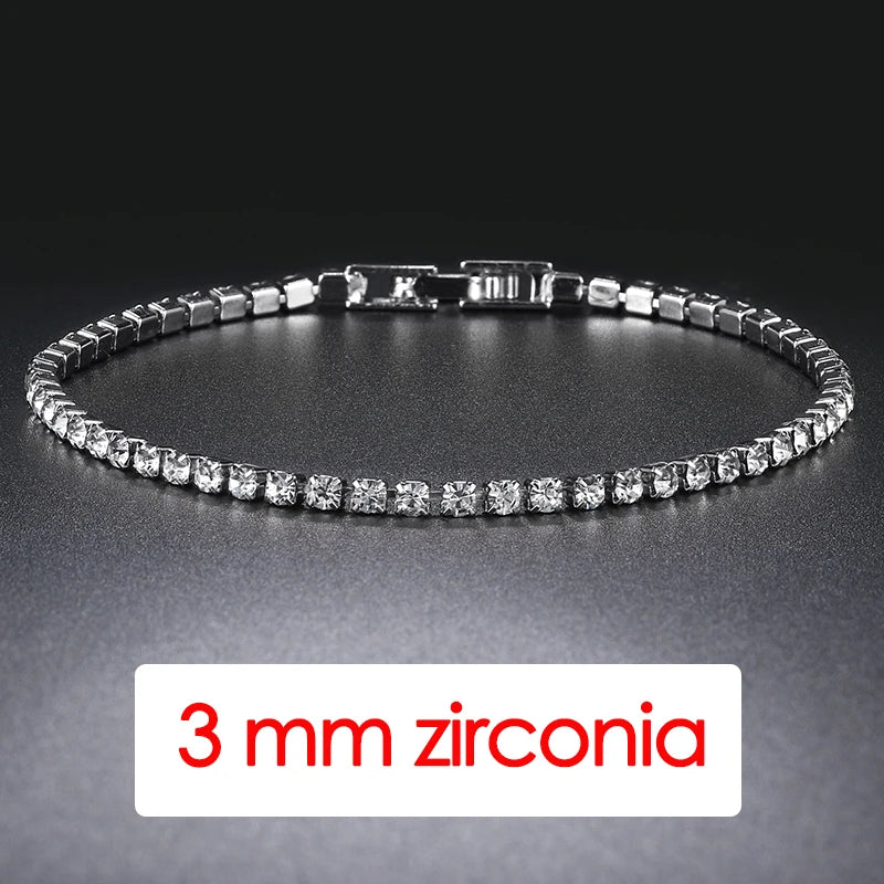Copper CZ Tennis Bracelet