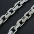 Round Moissanite Link Chain