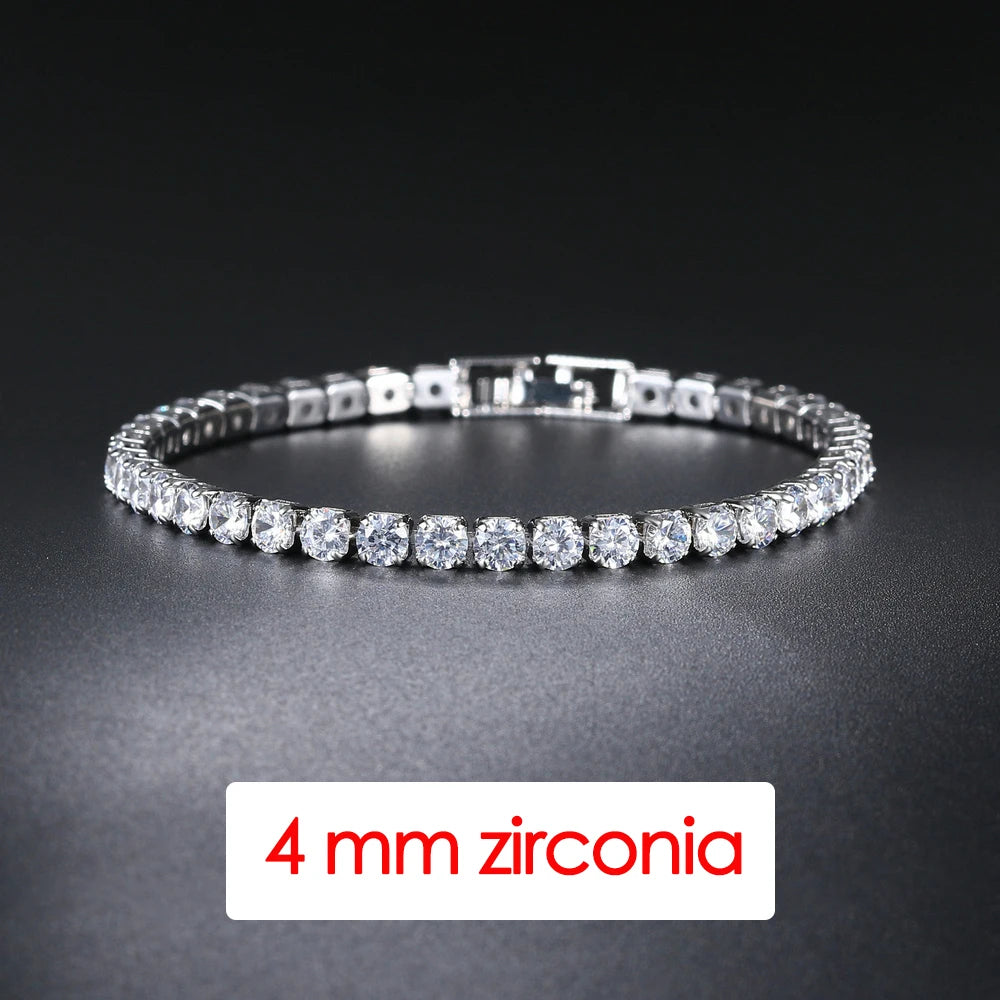 Copper CZ Tennis Bracelet