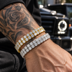 Double Row VVS1 Moissanite Tennis Bracelet