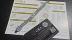 Double Row VVS1 Moissanite Tennis Bracelet