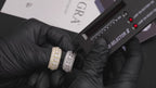 Iced Out Pavé Moissanite Ring