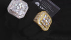 S925 Silver Square Moissanite Ring