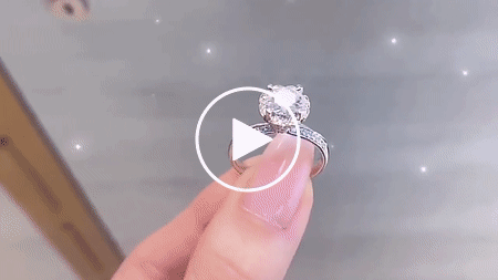 Queen's Crown Moissanite Engagement Ring 18k - TrophyWife Jewelry