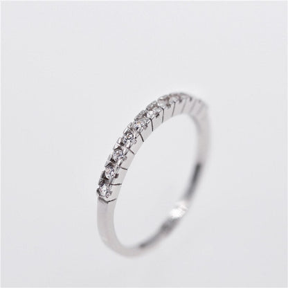 Eternity Sterling Silver Ring Wedding Band