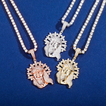 Iced Out Jesus Pendants & Necklaces
