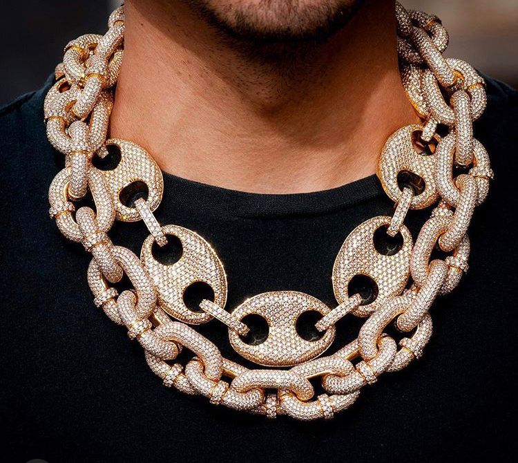 Big Rich Town Iced Out Oversized Chains