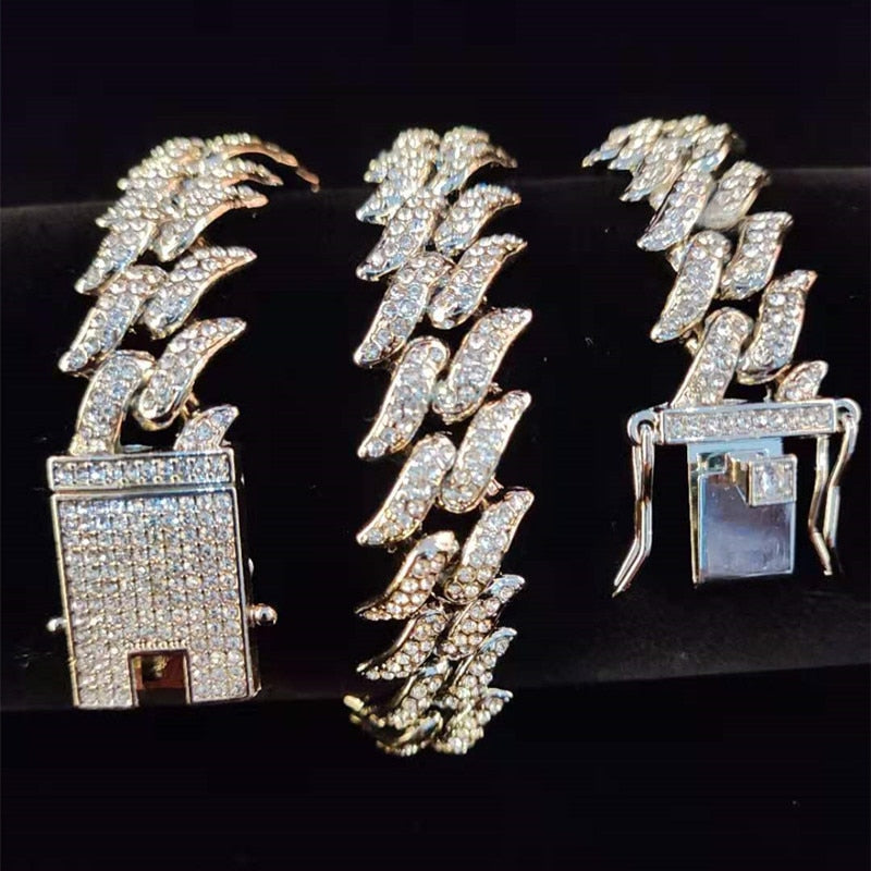 Iced Out Emperor Necklace & Bracelet