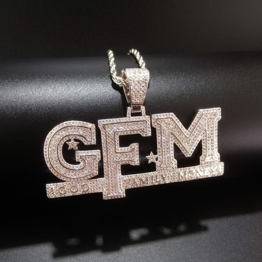 Iced Out God FAMILY MONEY Cuban & Rope Necklace