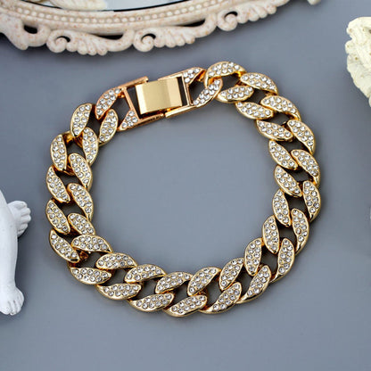 Gold Silver Cuban Anklets
