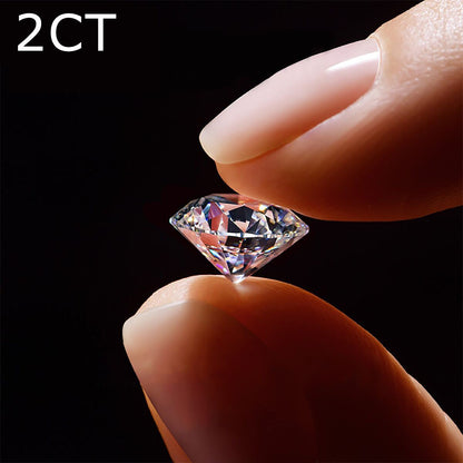 2 Ct Lab-Diamond 925 Silver Engagement Ring