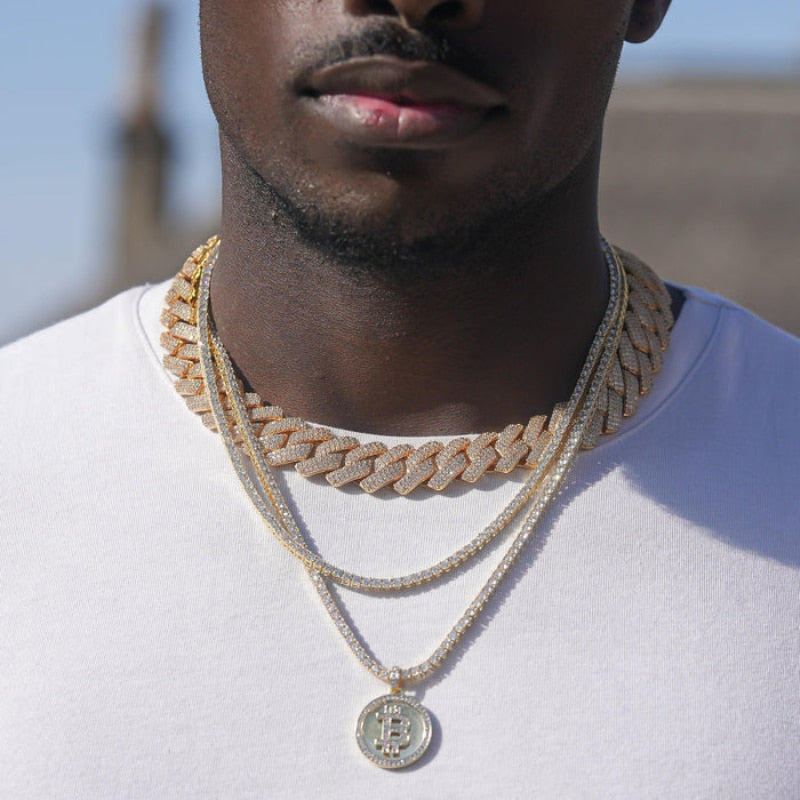 Icedout Golden Bitcoin Pendant Necklaces | LIMITED EDITION - Image 4