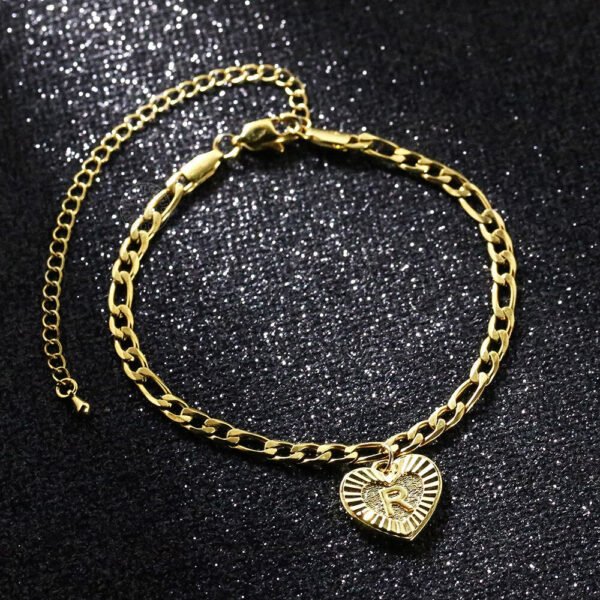 Heart Alphabet Anklet - Image 9