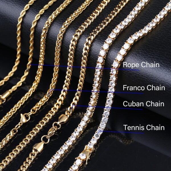 Luxurious Iced Out Benjamin 18K Pendant & Chains - Image 7