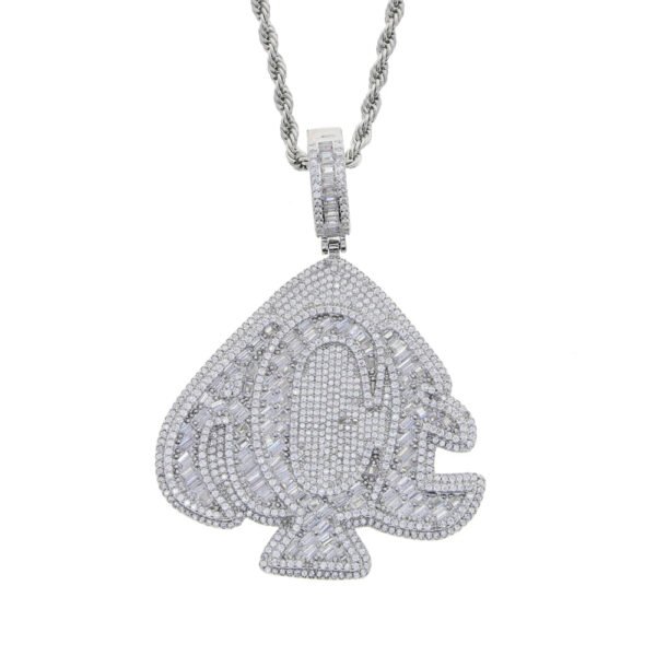 Iced Out ACE Pendant Necklaces - Image 7