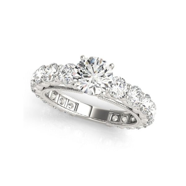 0.8 Ct Lab Diamond Engagement Ring Set - Image 3