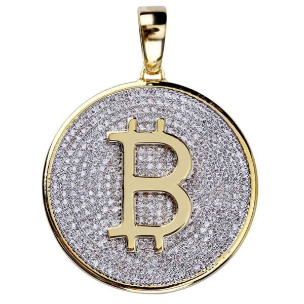 Iced Out Bitcoin Pendant Necklace | LIMITED EDITION - Image 5