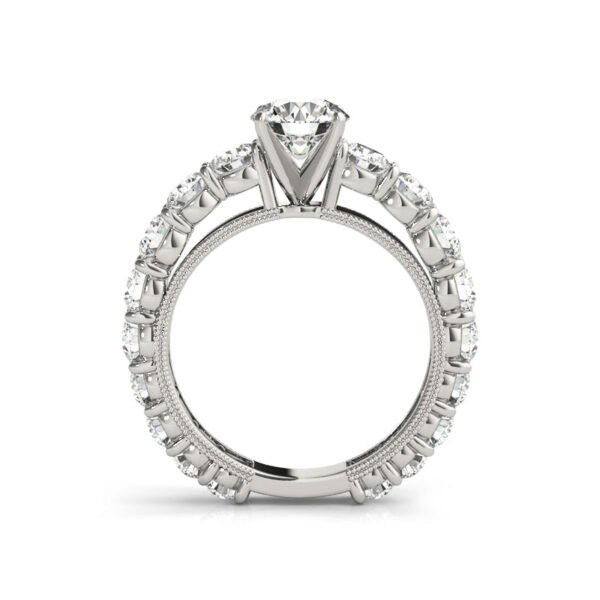 0.8 Ct Lab Diamond Engagement Ring Set - Image 2