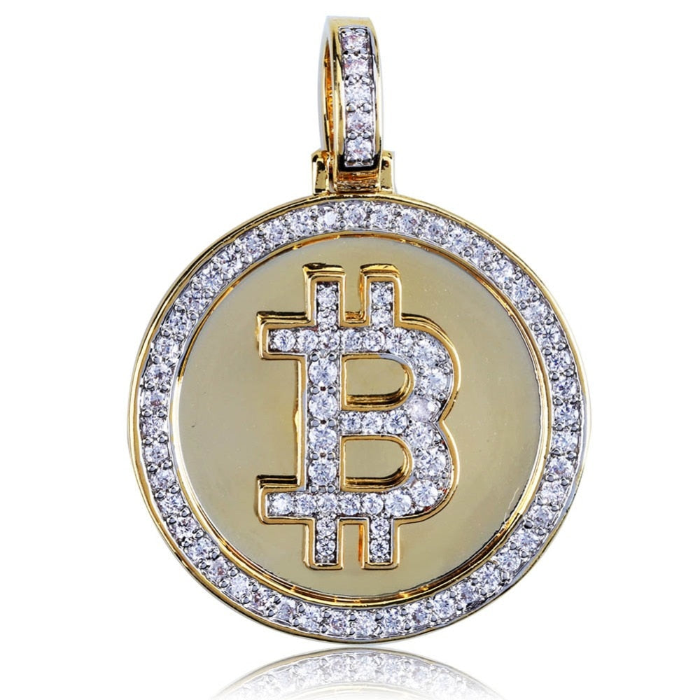 Icedout Golden Bitcoin Pendant Necklaces | LIMITED EDITION - Image 8