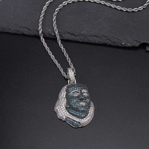 Luxurious Iced Out Benjamin 18K Pendant & Chains