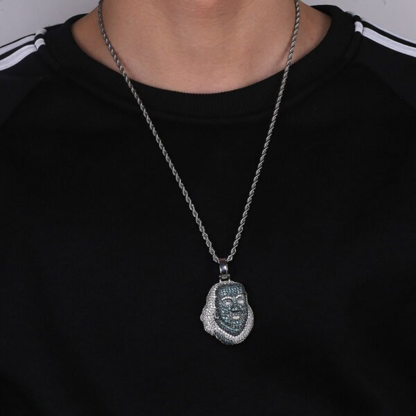 Luxurious Iced Out Benjamin 18K Pendant & Chains - Image 9