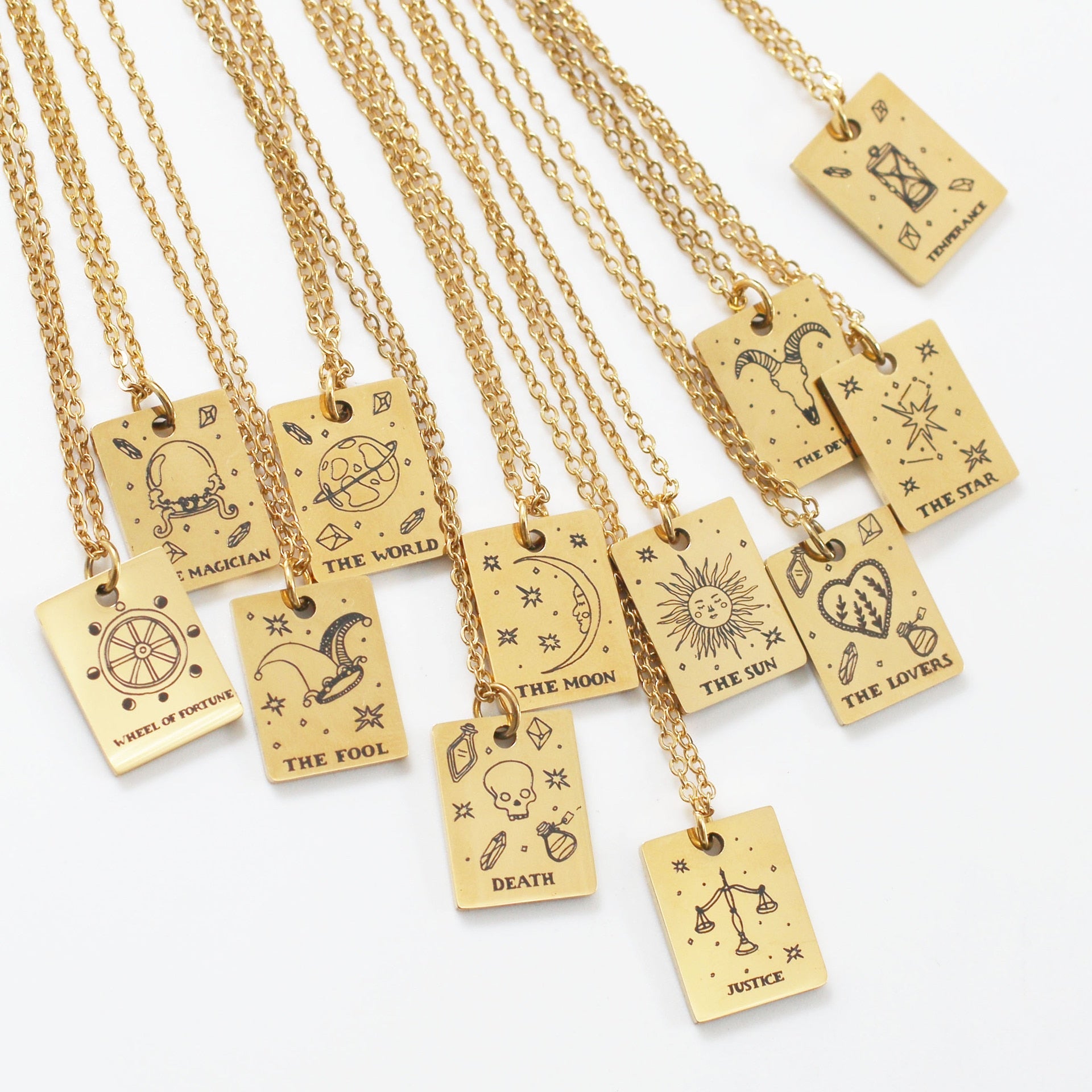 Vintage Tarot Cards Necklace - Image 21