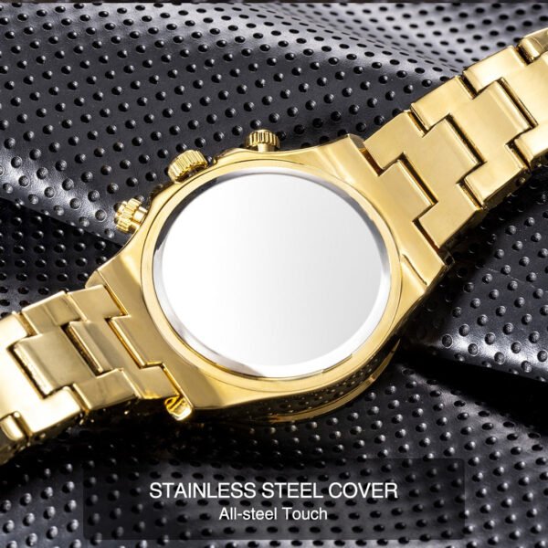 Luxury Iced Waterproof Quartz Unisex Watch - Image 23