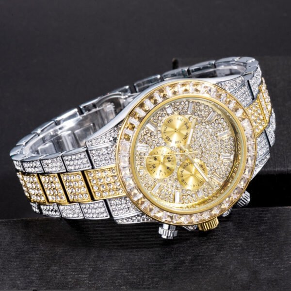 Luxury Iced Waterproof Quartz Unisex Watch - Image 29