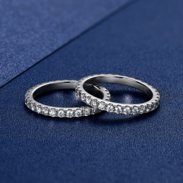 Full Lab-Diamond Eternity Wedding Band - Image 2