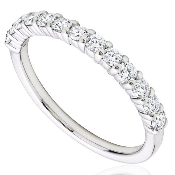 Eternity Half Lab-Diamond Wedding Band - Image 2