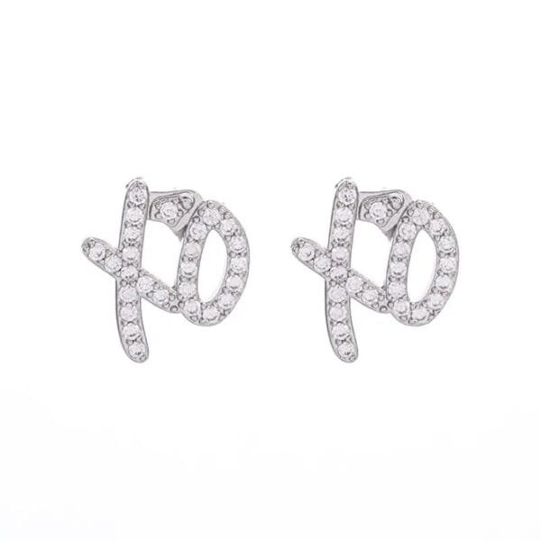 Iced Out Hoop Earrings Hypoallergenic - Image 43