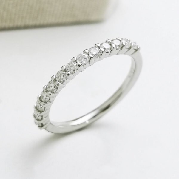 Eternity Half Lab-Diamond Wedding Band - Image 7