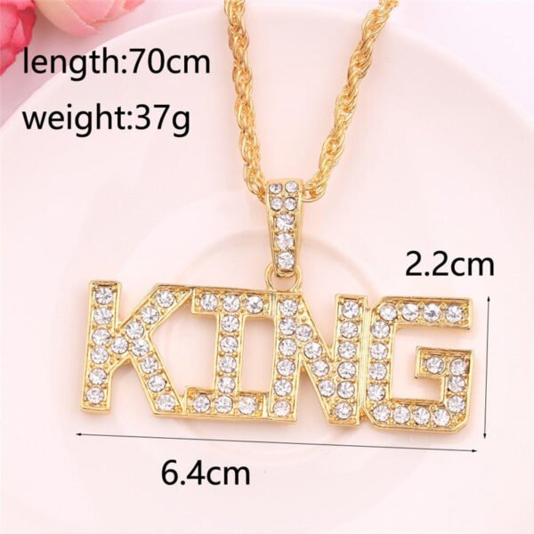 King & Queen Pendant Necklace - Image 7