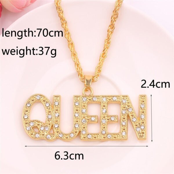 King & Queen Pendant Necklace - Image 8