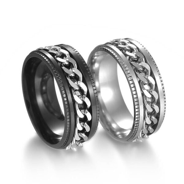 Spinning Chain Ring for Men - Image 10