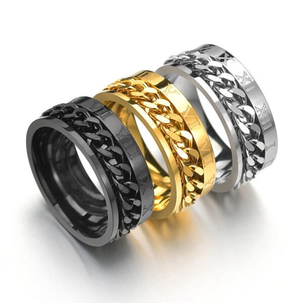 Spinning Chain Ring for Men - Image 5