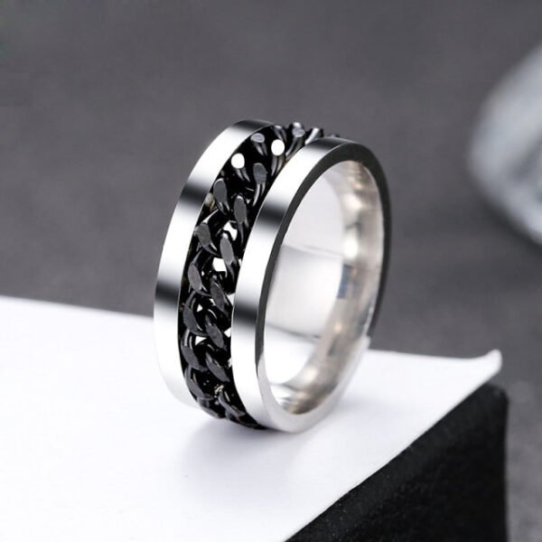 Spinning Chain Ring for Men - Image 15