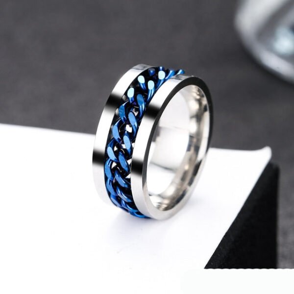 Spinning Chain Ring for Men - Image 13