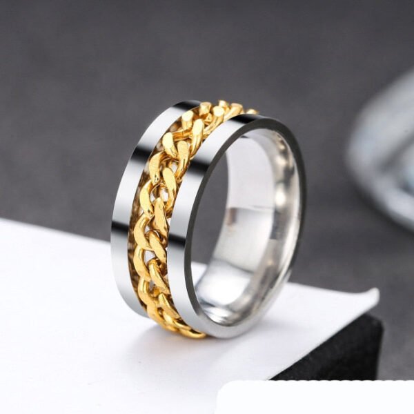 Spinning Chain Ring for Men - Image 18