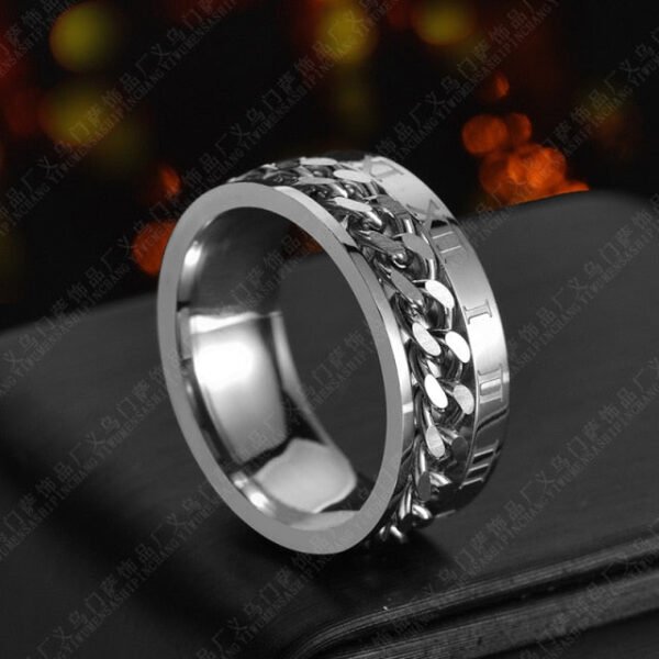 Spinning Chain Ring for Men - Image 7