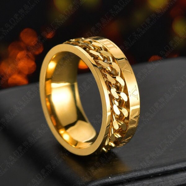 Spinning Chain Ring for Men - Image 20