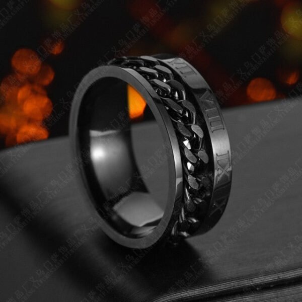 Spinning Chain Ring for Men - Image 6